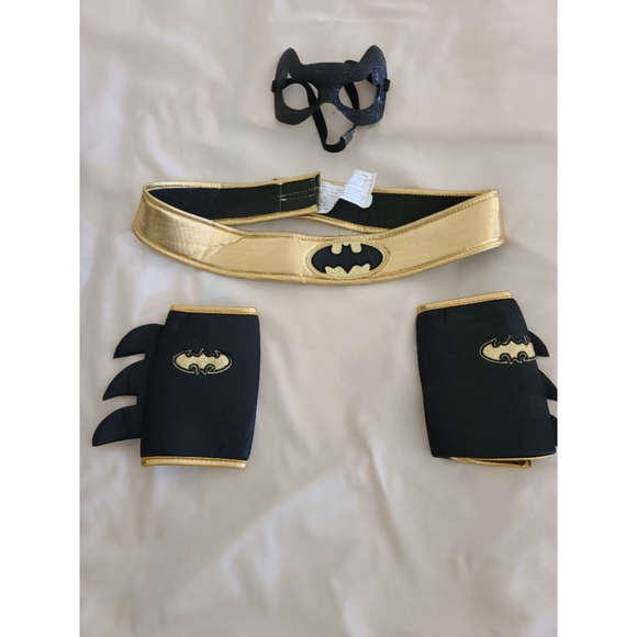 DC Comics Batman Superhero Dress L Black Gold Kids - Picture 7 of 8